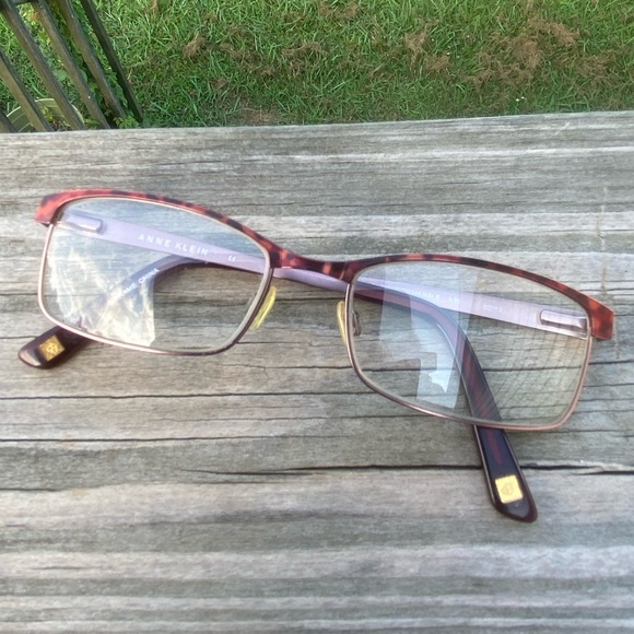 Anne Klein glasses frames AK5015 burgundy marble - Picture 5 of 13